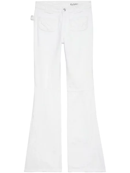 Blugi evazați Zadig&voltaire alb