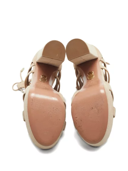 Sandale Aquazzura din piele de căprioară