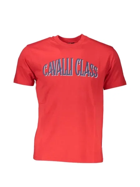 Tricou Cavalli Class cu imagine roșu