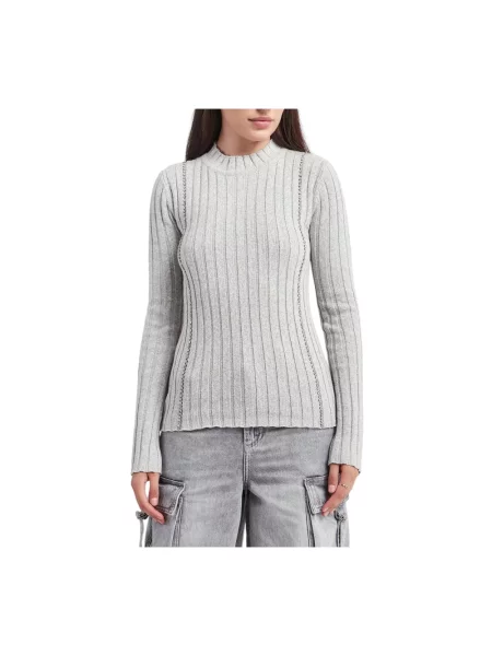 Sweter Patrizia Pepe szary