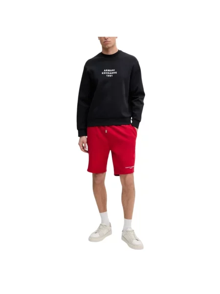 Szorty Tommy Hilfiger z logo czerwone