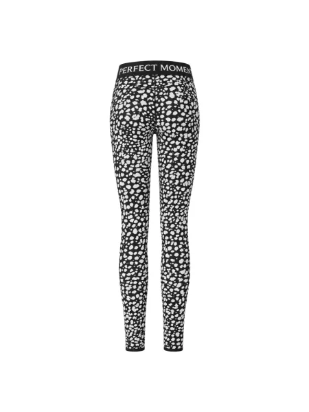 Legginsy Perfect Moment żakardowe termoaktywne czarne
