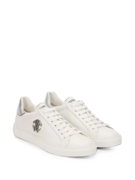 Sneakerși Roberto Cavalli alb