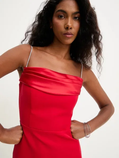 Макси платье Answear.lab красное