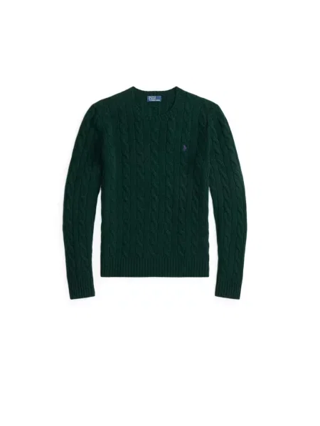 Polo Ralph Lauren sweter z dodatkiem kaszmiru zielony