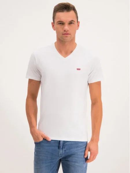 LEVI'S Tričko ORIGHM / červená biela