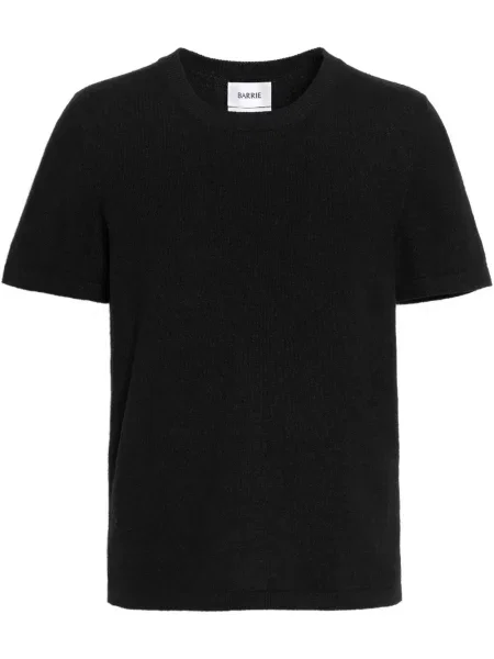 Dzianinowa koszulka Barrie czarna
