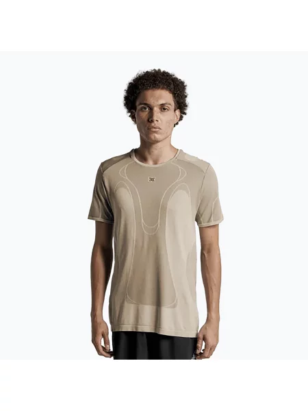 Tricou de alergare pentru bărbați X-Bionic Xceed Run Perform sand