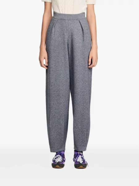 Stras pantaloni Sandro gri