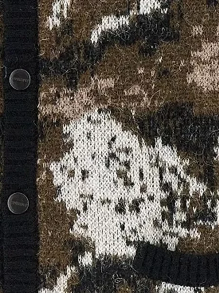 Cardigan Carhartt Wip din jacard maro