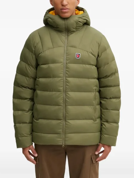 Geacă Fjallraven cu glugă verde