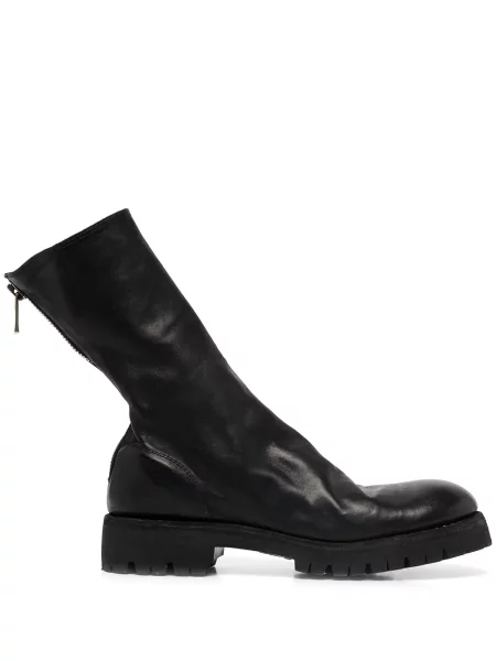Cizme scurte Guidi din piele negru