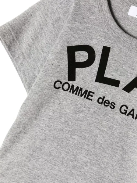 Koszulka dziecięca Comme Des Garcons Play szara