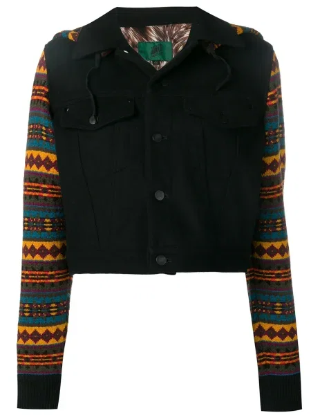 Pletená bunda Jean Paul Gaultier Pre-owned černá