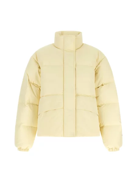 Kurtka puchowa Jil Sander pikowana beżowa