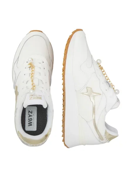 Sneakersy W6yz skórzane białe