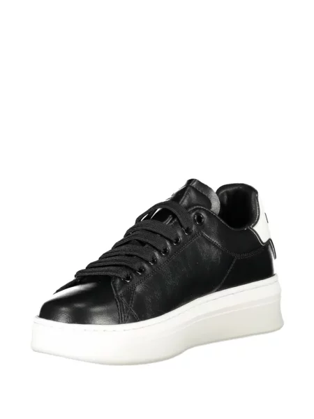 Sneakerși Gaelle cu platformă negru