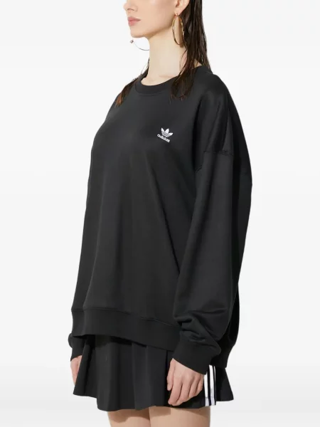 Papuci Adidas cu broderie alb