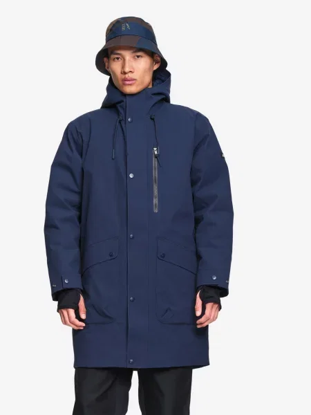 AIGLE Zimní parka MTD marine modrá