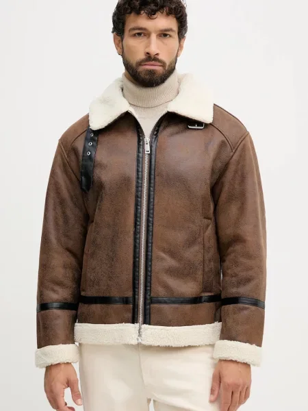 Яке Lindbergh преходен модел с уголемена кройка кафяво