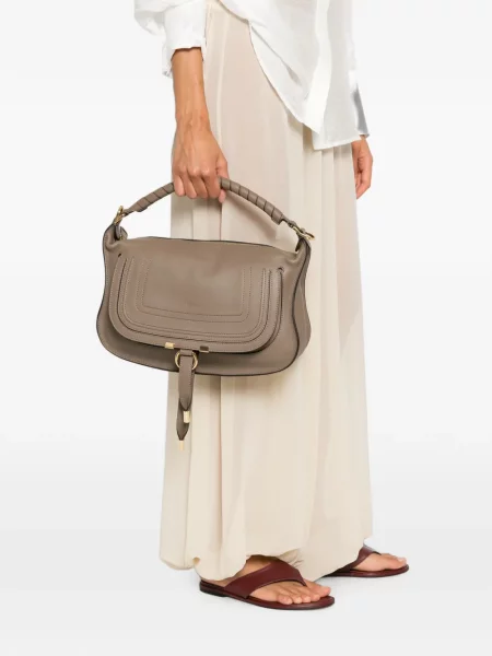 Geantă shopper Chloé gri