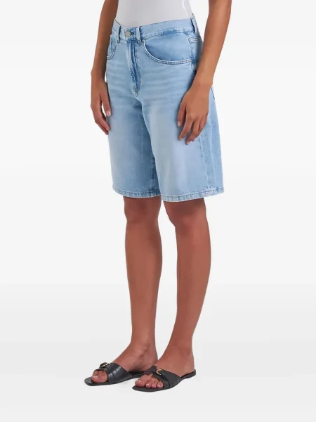 Džínové šortky Ag Jeans s 5 kapsami modré