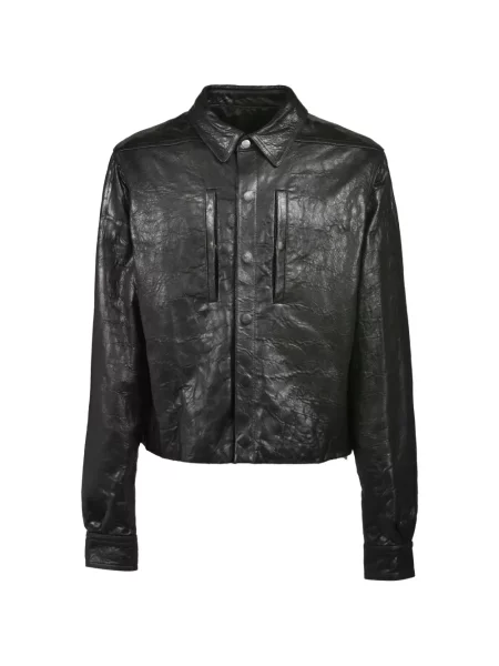 Geanta de piele Rick Owens negru