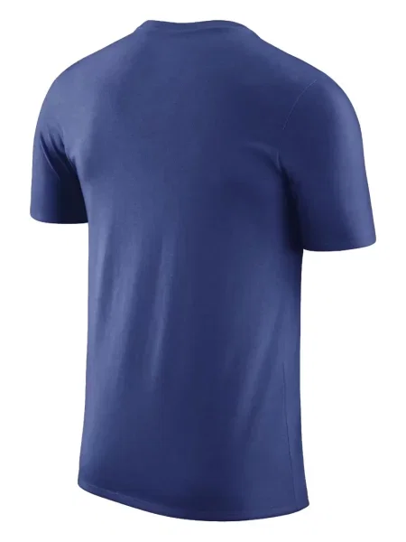 Baschet decupat tricou Nike din jerseu albastru