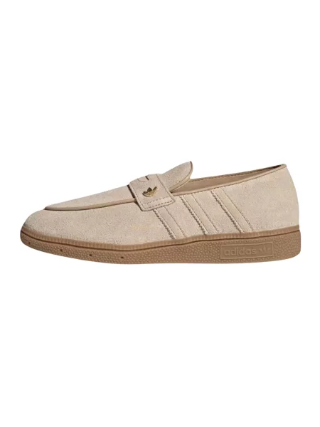 Loafersy Adidas beżowe