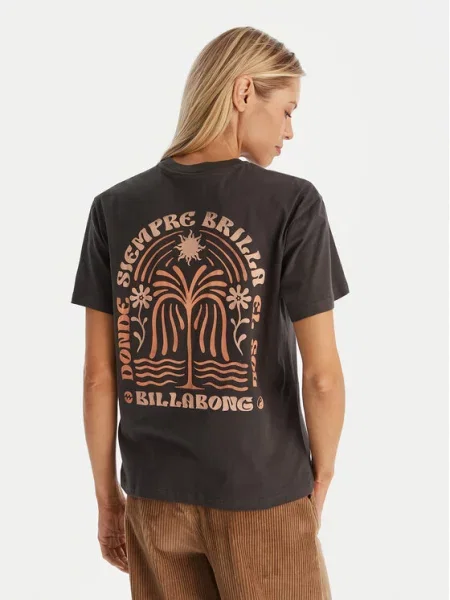 Billabong Футболка Oversize чорний