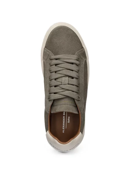 Sneakerși Alexander Smith din piele de căprioară verde