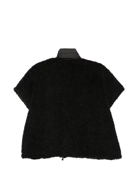 Reversibil bouclé vestă Le Tricot Perugia negru