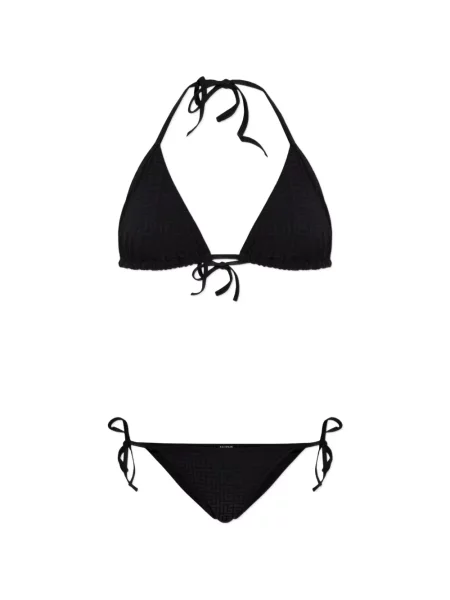 Bikini Balmain din jacard negru