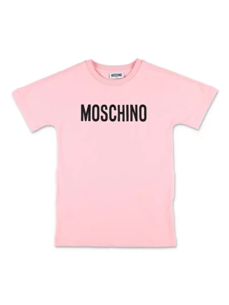 Koszulka dziecięca Moschino różowa