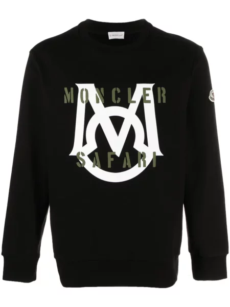 Hanorac Moncler cu imagine negru