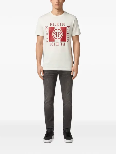 Tricou Philipp Plein din jerseu