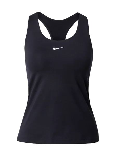 NIKE Sport top SWOOSH negru alb