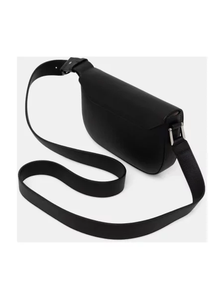 Emporio Armani torebka crossbody skórzana czarna