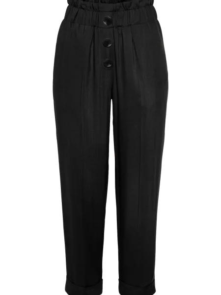 LASCANA Pantaloni cutați negru