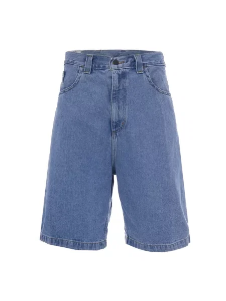 Szorty jeansowe Carhartt Wip niebieskie