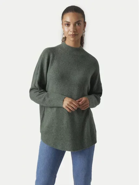 VERO MODA Svetr VMPlaza jedle zelený