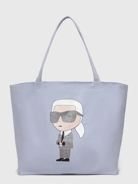 Чанта Karl Lagerfeld синьо