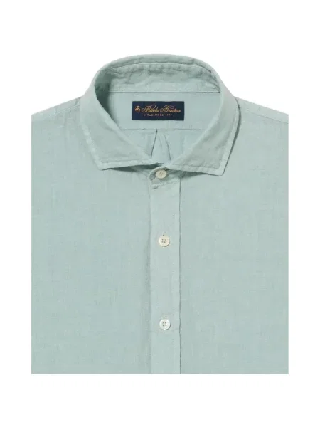 Gulerat cămașă Brooks Brothers de in verde