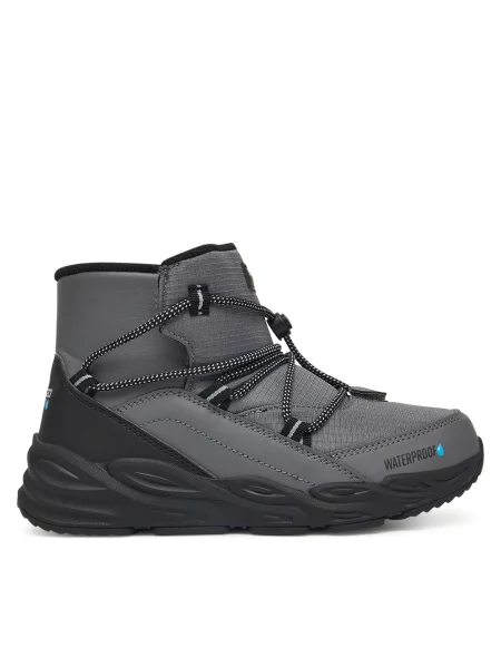 Skechers Sniego batai Turbo Tread CCBK pilka