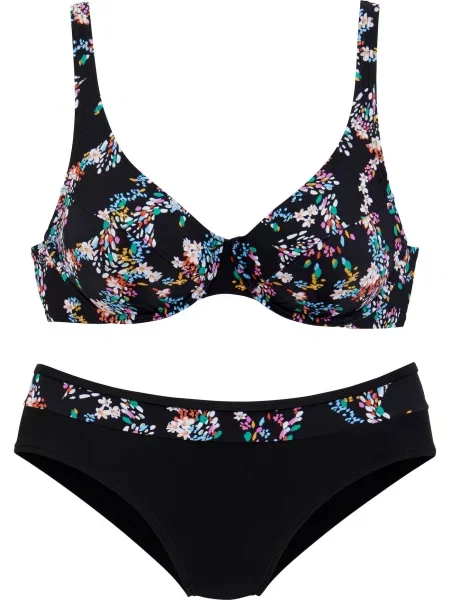 PETITE FLEUR Costum de baie două piese mai multe culori negru