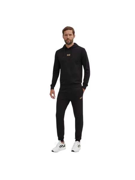 Komplet dresowy Ea7 Emporio Armani na siłownię czarny