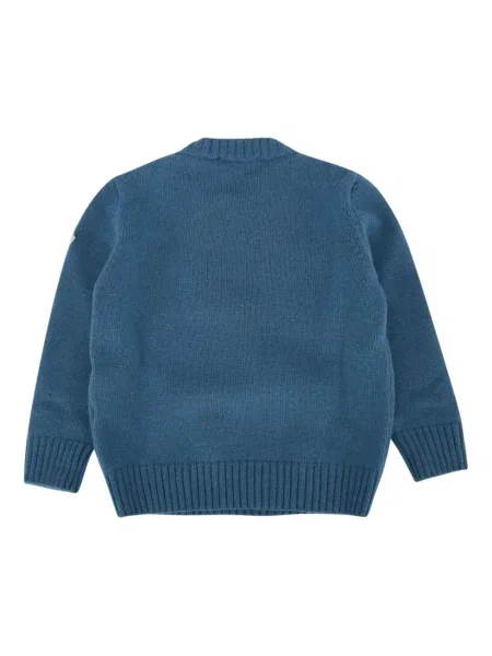 Sweter dziecięcy Moncler Enfant niebieski