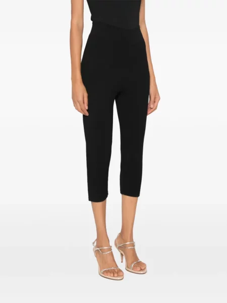 Pantaloni Chloé tricotate negru