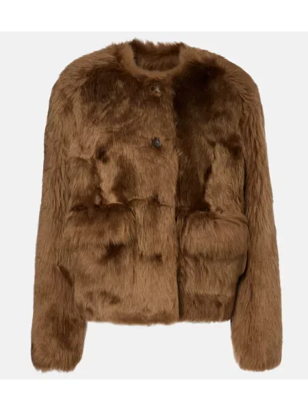 Geanta de piele Altuzarra maro