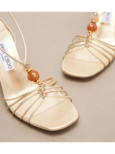 Sandale Jimmy Choo din piele cu pană